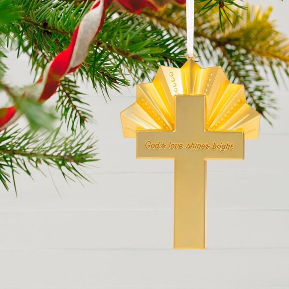 God's Love Shines Bright Metal Ornament Hallmark Keepsake 2024 New in Box - Picture 2 of 6